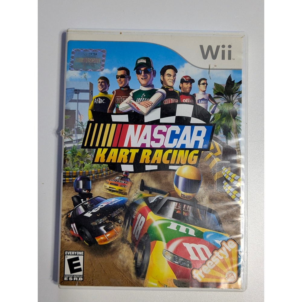NASCAR Kart Racing Nintendo Wii EA Sports Video Game Arcade Racer Multiplayer